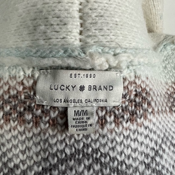 Lucky Brand Belted Cardigan Size M - Picture 5 of 6